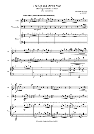 The Up & Down Man, op.186 - full score