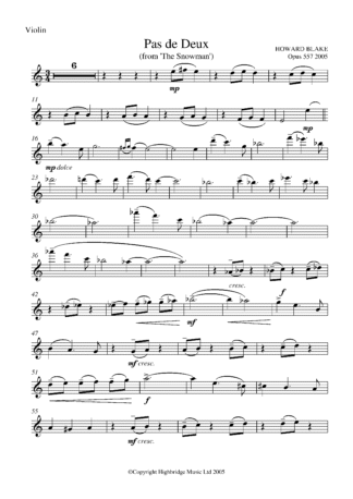 Pas de Deux for piano trio, op.557