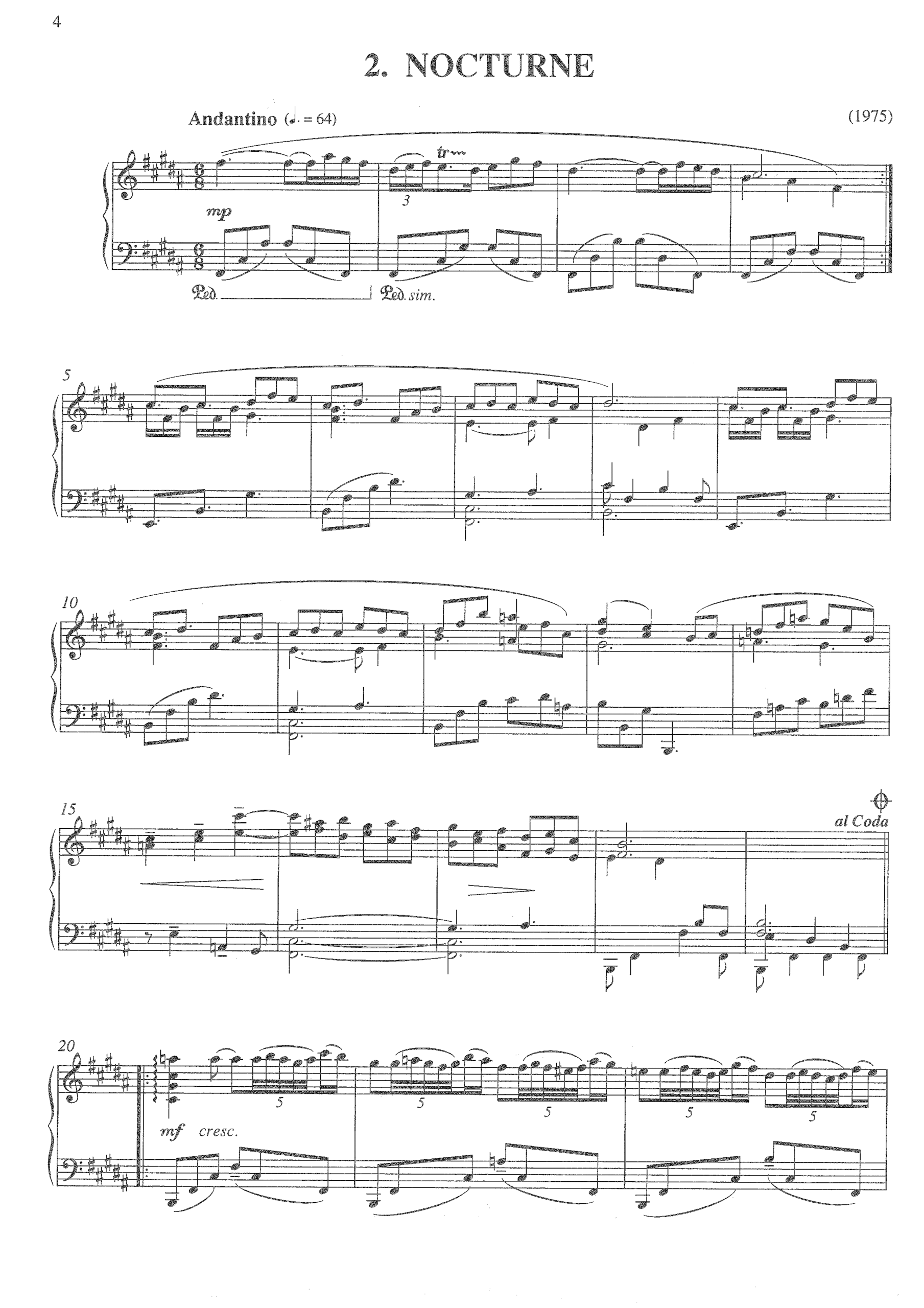 Nocturne (from Lifecycle), op.489b