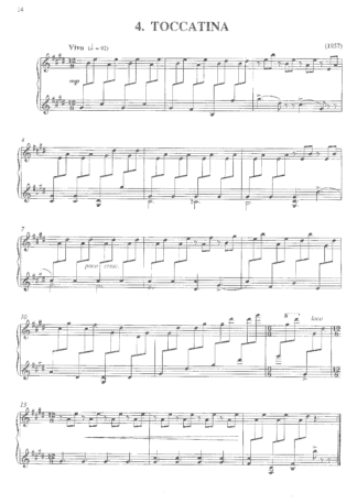 Toccatina (from Lifecycle), op.489d