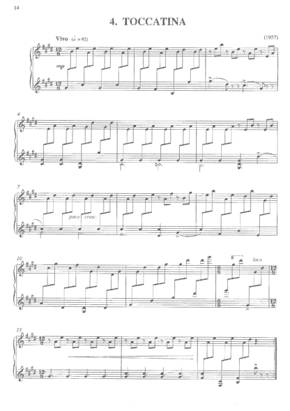 Toccatina (from Lifecycle), op.489d