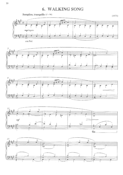 Walking Song (from Lifecycle), op.489f