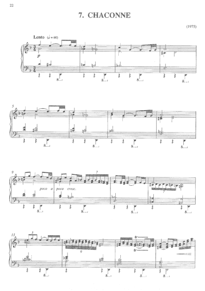 Chaconne (from Lifecycle), op.489g