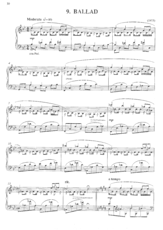 Ballad (from Lifecycle), op.489i
