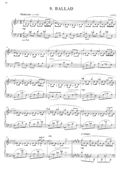 Ballad (from Lifecycle), op.489i