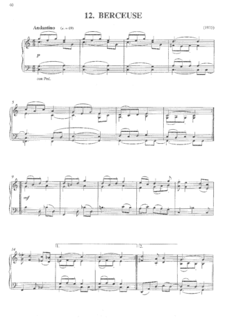Berceuse (from Lifecycle), op.489l