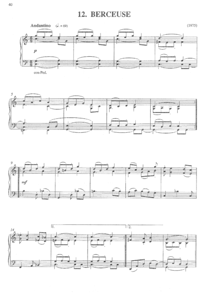 Berceuse (from Lifecycle), op.489l