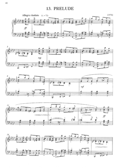Prelude: Allegro Risoluto (from Lifecycle), op.489m