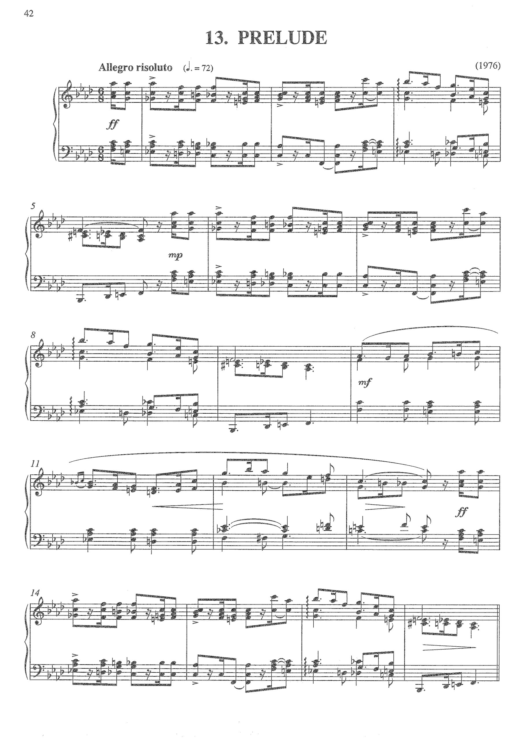 Prelude: Allegro Risoluto (from Lifecycle), op.489m