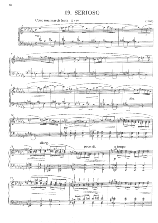 Serioso - como una marcia lenta (from Lifecycle), op.489s