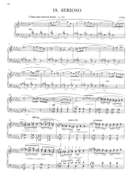 Serioso - como una marcia lenta (from Lifecycle), op.489s