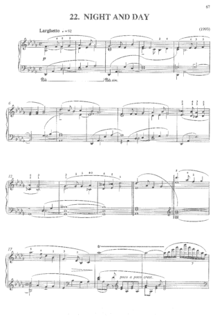 Night and Day (from Lifecycle), op.489v