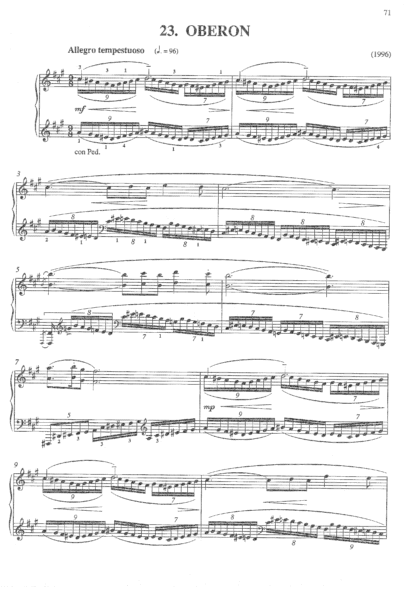 Oberon (from Lifecycle), op.489w
