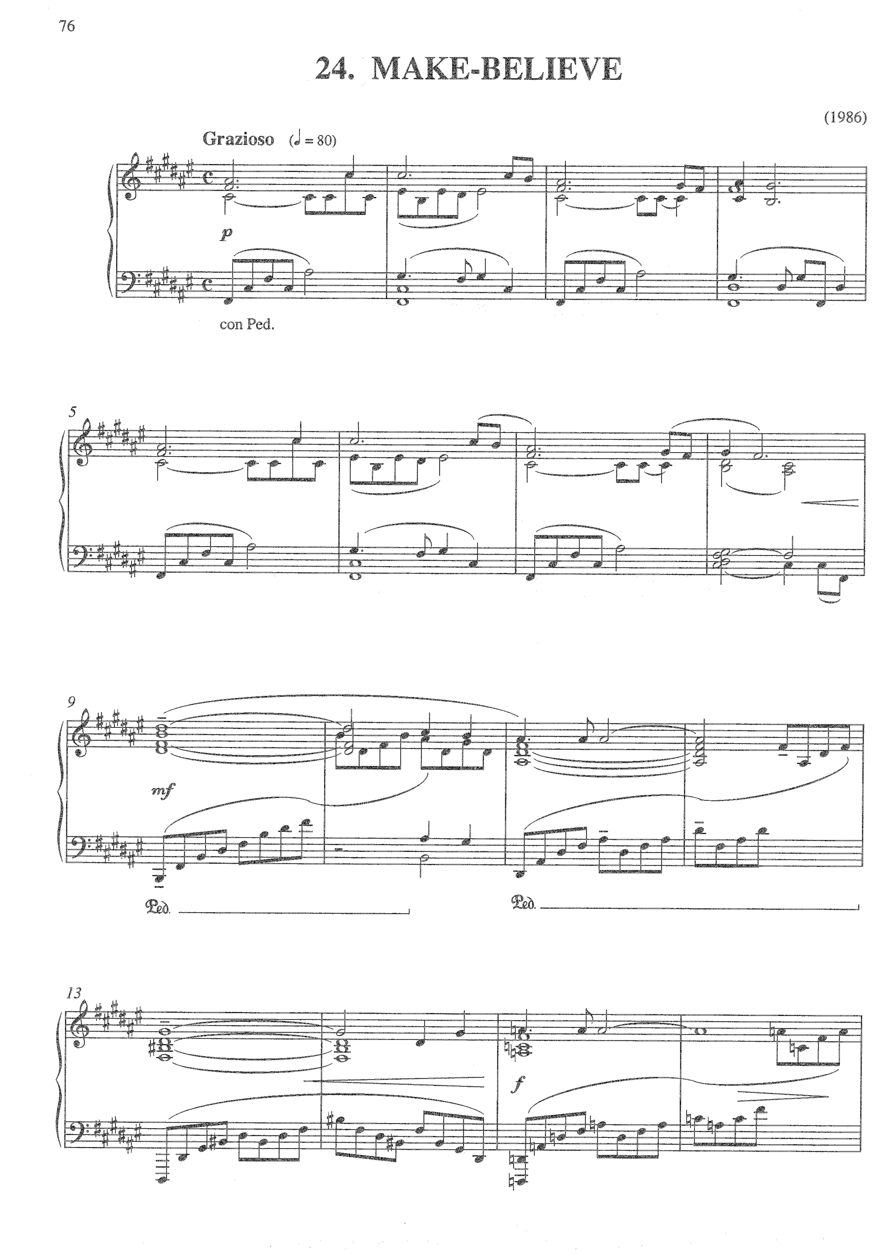 Make-Believe (from Lifecycle), op.489x