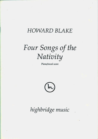 Four Songs of the Nativity, op.415 - full score